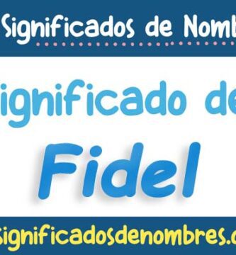 Significado de Fidel