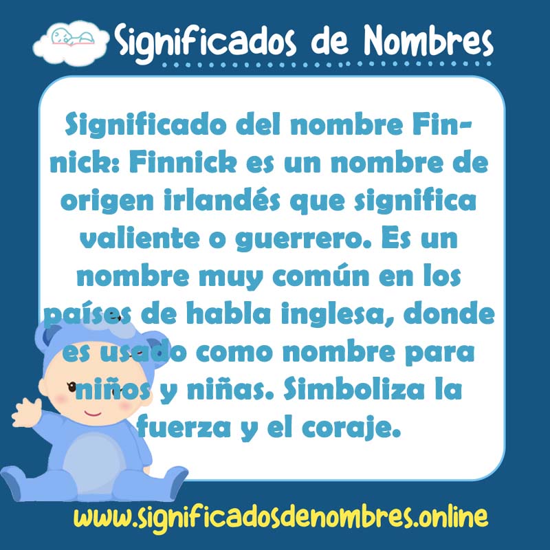 Significado y origen del nombre Finnick
