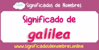 Significado de Galilea