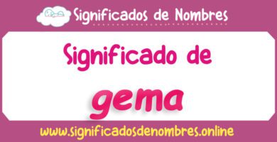 Significado de Gema