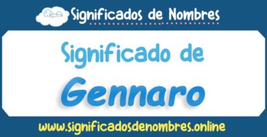 Significado de Gennaro