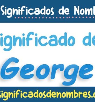 Significado de George