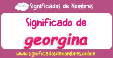 Significado de Georgina