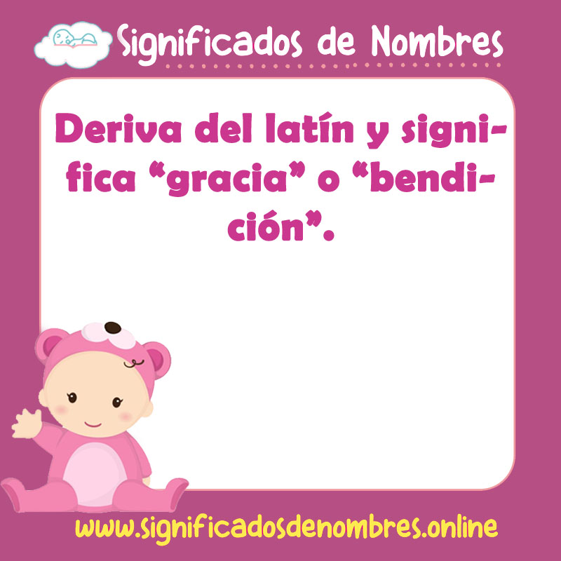 Significado y origen del nombre Graciela