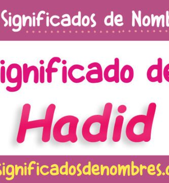Significado de Hadid