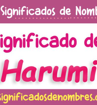 Significado de Harumi