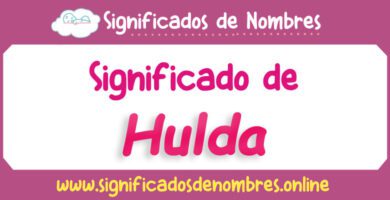 Significado de Hulda