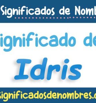 Significado de Idris