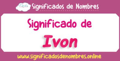 Significado de Ivon