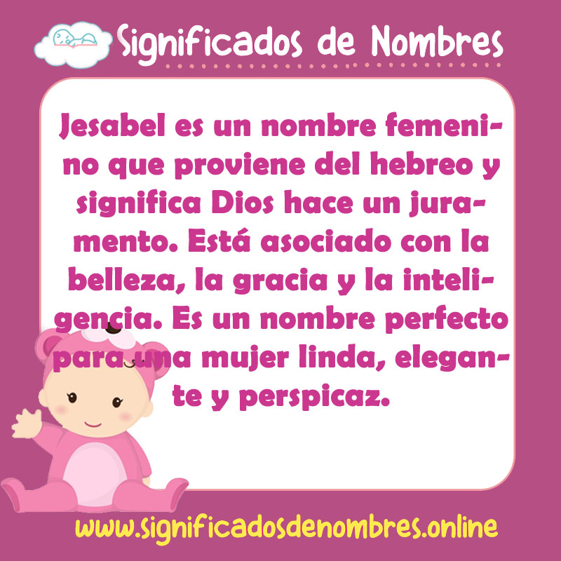Significado y origen del nombre Jesabel