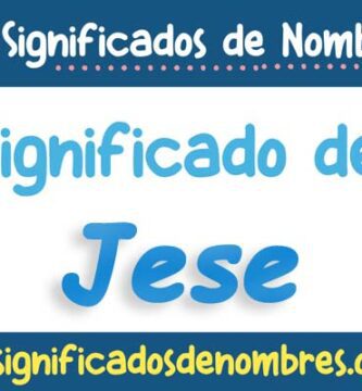 Significado de Jese