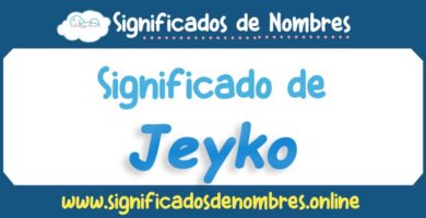 Significado de Jeyko