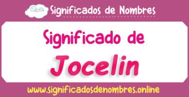 Significado de Jocelin