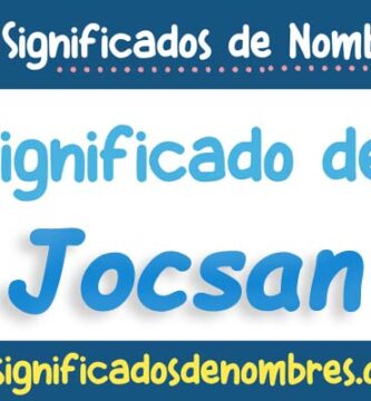 Significado de Jocsan