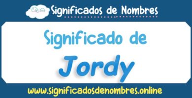 Significado de Jordy