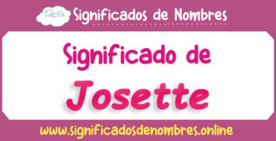 Significado de Josette
