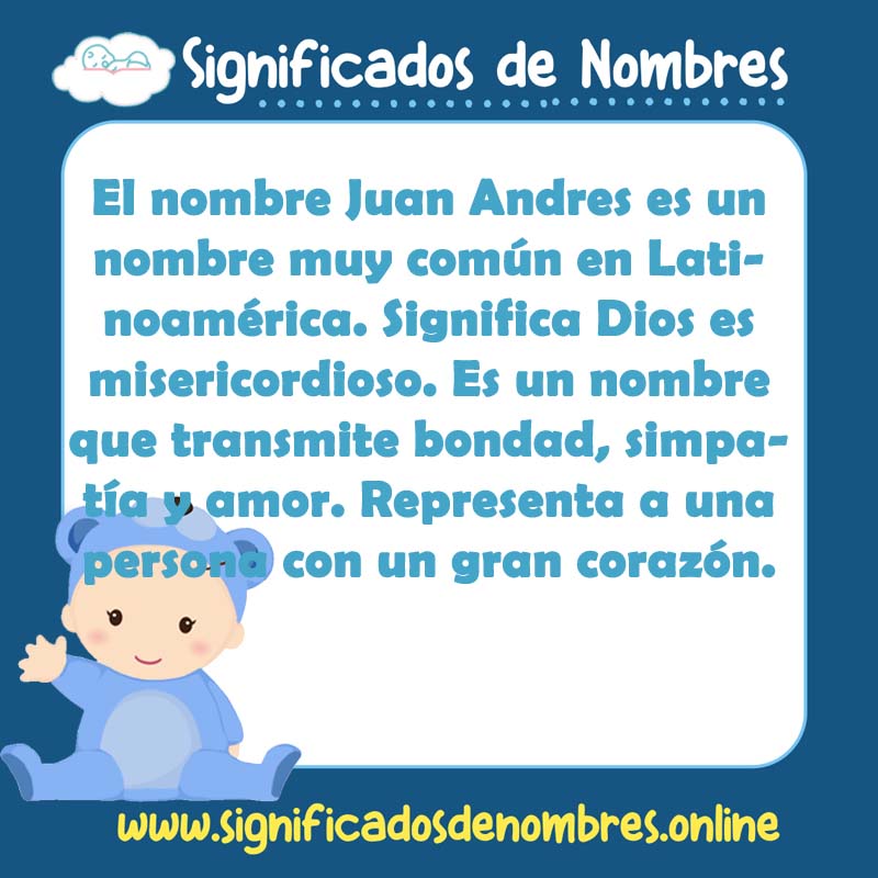 Significado y origen del nombre Juan Andres