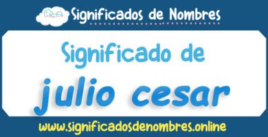 Significado de Julio Cesar