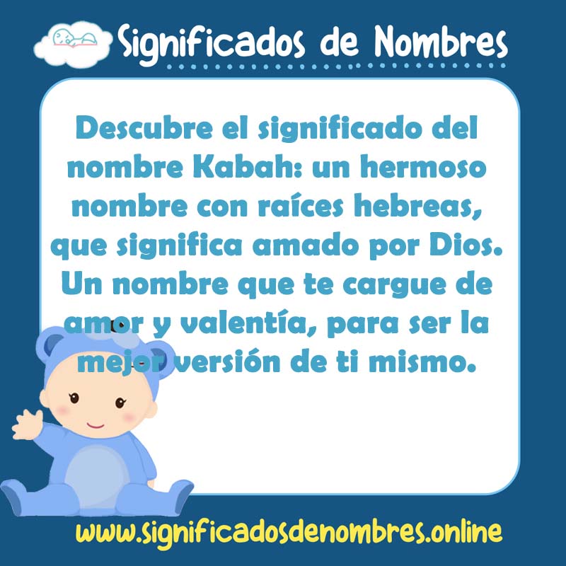 Significado y origen del nombre Kabah