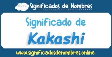 Significado de Kakashi