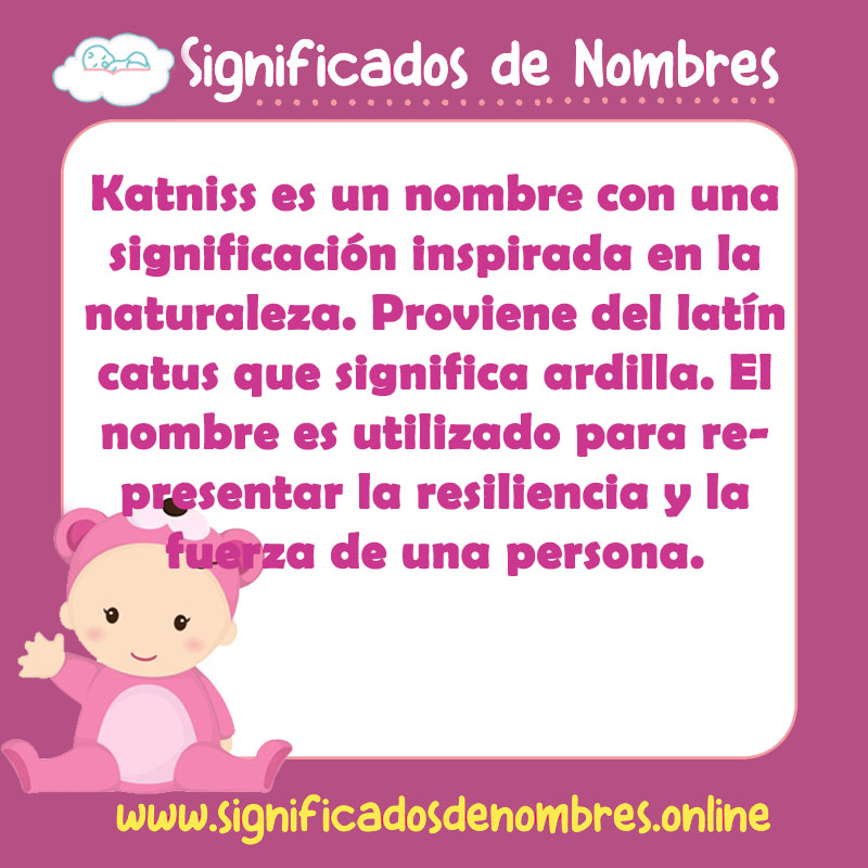 Significado y origen del nombre Katniss