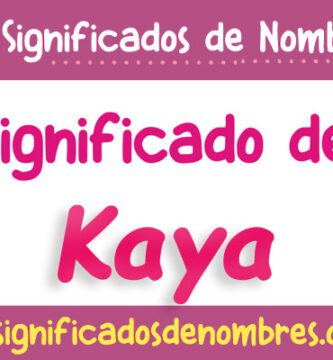 Significado de Kaya