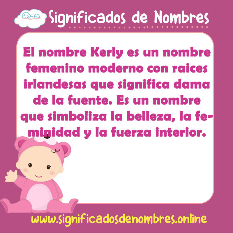 Significado y origen del nombre Kerly