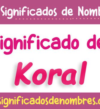 Significado de Koral