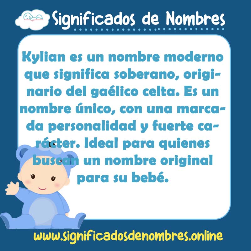 Significado y origen del nombre Kylian