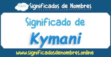 Significado de Kymani