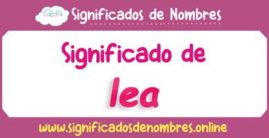 Significado de Lea