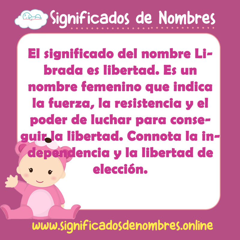 Significado y origen del nombre Librada