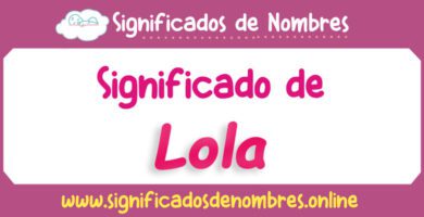 Significado de Lola