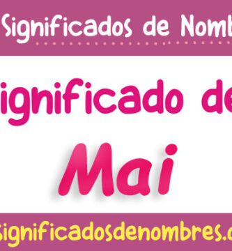Significado de Mai