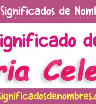 Significado de Maria Celeste