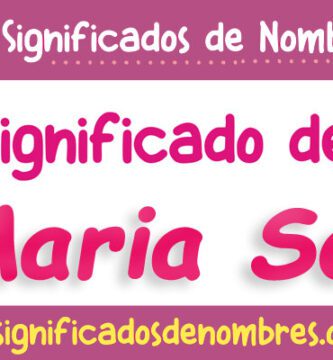 Significado de Maria Sol