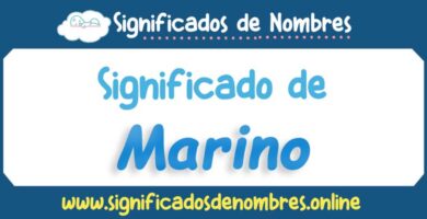 Significado de Marino