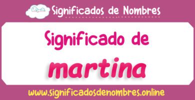 Significado de Martina
