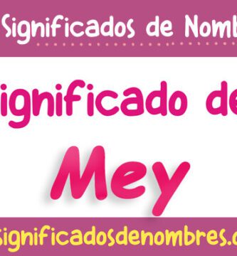 Significado de Mey