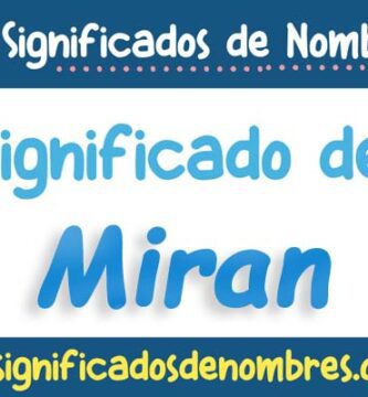 Significado de Miran