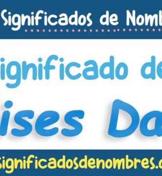 Significado de Moises David
