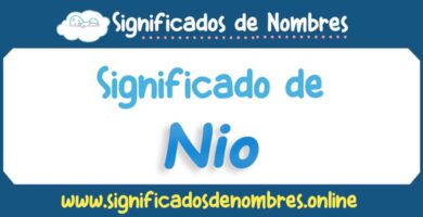 Significado de Nio