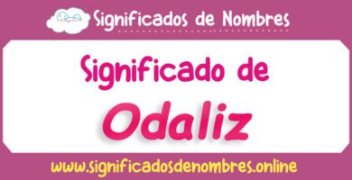 Significado de Odaliz