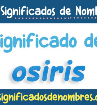 Significado de Osiris