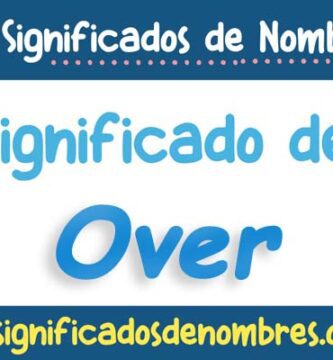 Significado de Over