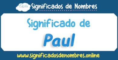 Significado de Paul
