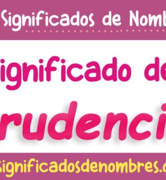 Significado de Prudencia