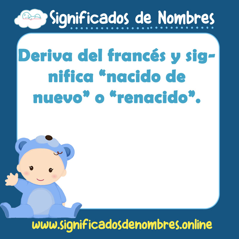 Significado y origen del nombre Rene