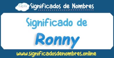 Significado de Ronny