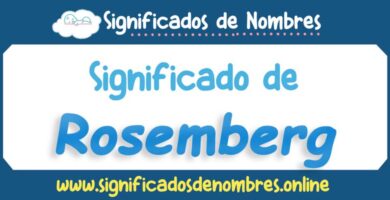 Significado de Rosemberg